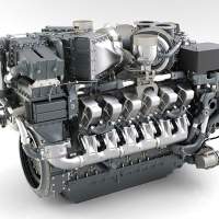 Судовой двигатель MTU серии 4000 12V4000M63 (Германия)