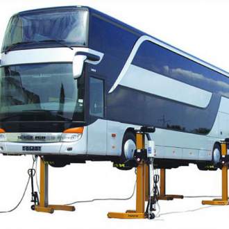 Подкатные универсальные подъемники Maha RGE (Германия) Предназначен для безопасного подъема грузовых автомобилей, автобусов, погрузчиков, рельсовых транспортных средств