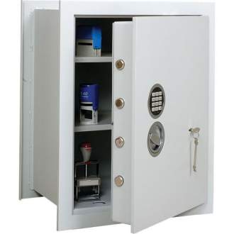 Встраиваемый сейф FORMAT WEGA-50-380 EL Предназначен для хранения документов и ценностей дома или в офисе. Габариты: 630х490х383 мм.