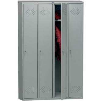 Шкаф для раздевалки металлический (локер) Промет ПРАКТИК LE-41 Предназначен для хранения одежды в производственных, спортивных и других помещениях, а также для организации камер хранения.