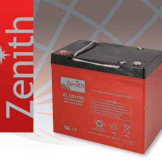Тяговый аккумулятор ZL120155 Необслуживаемый (герметизированный) тяговый аккумуляторный моноблок. Напряжение 12 В, емкость при 20 ч. разряде 55 Ач.