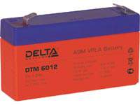 Аккумуляторная батарея Delta DTM 6012 6 В, 1.2 Ач, технология AGM.