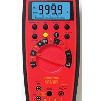 Цифровой мультиметр Meterman 33XR (США) Измерение температуры, частоты и емкости; расширенный диапазон емкости 4000 мкФ
