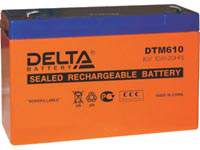 Аккумуляторная батарея Delta DTM 610 6 В, 10 Ач, технология AGM.