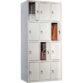 Шкаф для раздевалки металлический (локер) Промет ПРАКТИК LS-34 Предназначен для хранения одежды в производственных, спортивных и других помещениях, а также для организации камер хранения.
