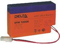 Аккумуляторная батарея Delta DTM 12008 12 В, 0.8 Ач, технология AGM.