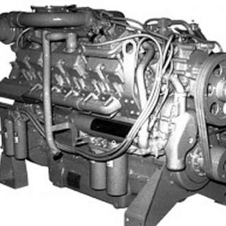 Дизельный двигатель Caterpillar 3412E (TTA) (США) Мощность двигателя кВт (л.с.)  481 (654) - 522 (709) при частоте вращения коленчатого вала 1200-2100 об/мин.