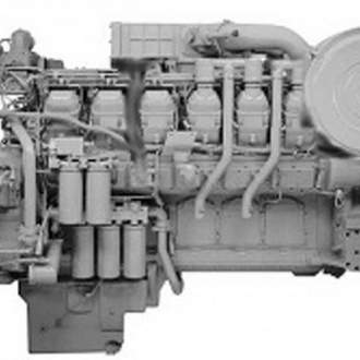 Дизельный двигатель Caterpillar 3512 (США) Мощность двигателя кВт (л.с.)  955 (1298) - 1342 (1824) при частоте вращения коленчатого вала 1200-1900 об/мин.