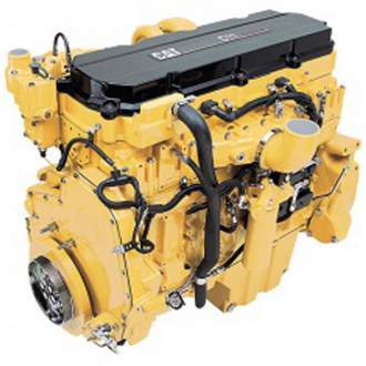 Дизельный двигатель Caterpillar C11 ACERT (США) Мощность двигателя 242-336 кВт при частоте вращения коленчатого вала 1800-2100 об/мин.