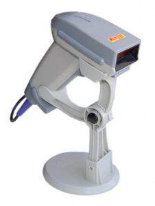 Сканер штрих-кода Mercury 2028А Универсальный лазерный сканер штрих-кода Mercury 2028А может работать в двух режимах: как ручной лазерный сканер штрих кода и как стационарный сканер штрих кода, благодаря наличию ИК сенсора и подставки.