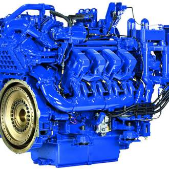 Судовой двигатель MTU серии 4000 8V4000M53R (Германия) Уменьшение числа трубопроводов и их соединений.