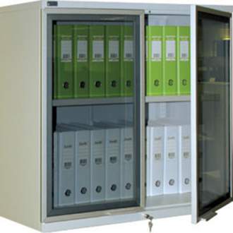 Офисный металлический шкаф Промет NOBILIS NM-0991G Предназначен для хранения больших объемов документации, служебной и деловой информации.