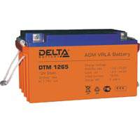Аккумуляторная батарея Delta DTM 1265 12 В, 65 Ач, технология AGM.