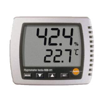 Влагомер Testo 608-H1 (Германия) Влагомер Testo 608-H1 предназначен для измерения температуры и влажности в помещении при длительном мониторинге. Точность влагомера воздуха составляет 3% относительной влажности.