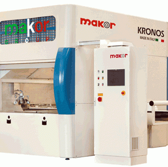 Окрасочный станок KRONOS 4+4 Makor (Италия) Станок KRONOS, модель 2011 года, является лучшим в ряду станков для окраски панелей компании МАКОР. KRONOS является идеальным станком для линии отделки благодаря высочайшему качеству окраски и высокой скорости.