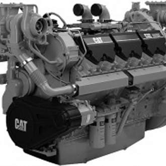 Дизельный двигатель Caterpillar C32 ACERT (США) Мощность двигателя 597-1119 кВт при частоте вращения коленчатого вала 1800-2100 об/мин, используется для нефтегазовой промышленности.