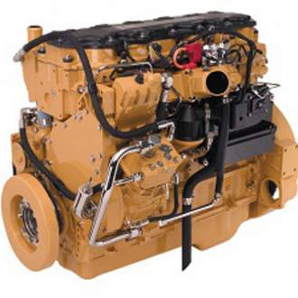 Дизельный двигатель Caterpillar C7 ACERT (США) Мощность двигателя 168-224 кВт при частоте вращения коленчатого вала 1800-2200 об/мин.
