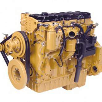 Дизельный двигатель Caterpillar C9 ACERT (США) Мощность двигателя 205-280 кВт при частоте вращения коленчатого вала 1800-2200 об/мин.