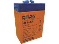 Аккумуляторная батарея Delta HR6-4.5 6 В, 4.5 Ач, технология AGM.