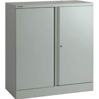 Офисный металлический шкаф с распашными дверьми без полок BISLEY A402K00* Предназначен для максимальной вместимости документов и рационального использования пространства в офисных помещениях.