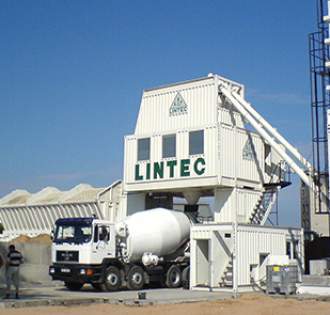Мобильная бетоносмесительная установка LINTEC - CC2000 (Германия) Применяется для приготовления высококачественных бетонных смесей.