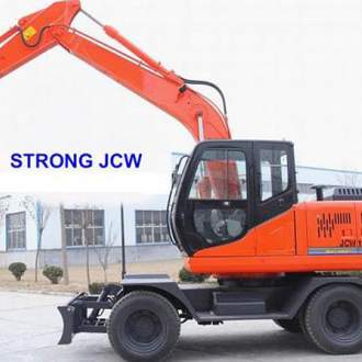 Колёсный экскаватор STRONG - JCW 120 (КНР) Характеризуется высокой надежностью, хорошей топливной экономичностью, длительным интервалом между проведением технического обслуживания.