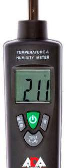 Измеритель влажности и температуры ZHT 60 (США) Измеритель влажности и температуры ZHT 60 контролирует относительный уровень влажности и необходимый микроклимат в помещениях: производственных цехах, складах, офисах, музеях, клиниках. Также его используют специалисты, чтобы выяснить условия проживания в жилых домах или квартирах. 