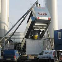 Мобильная бетоносмесительная установка SBM - EUROMIX 1000 (Австрия)