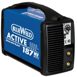 Инвертор BLUE WELD Active 187 MV/PFC (Италия) Мощность при нагрузке 60%: Нп1: 2,7/4,3 кВт; Нп2:1,7/2,7 кВт