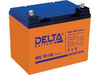 Аккумуляторная батарея Delta HRL12-26 12 В, 26 Ач, технология AGM.