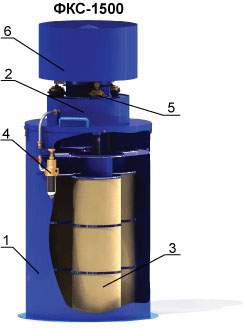 Кассетный фильтр для силосных башен ФКС-1500 (Россия) Для установки на силосных башнях и бункерах-накопителях 