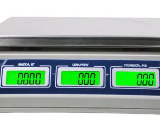 Электронные весы Mercury M-ER 325 TOM Весы предназначены для измерения массы и вычисления стоимости товаров на предприятиях торговли и общественного питания.
