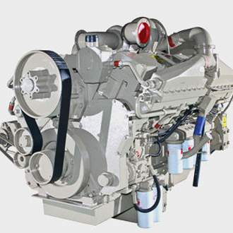 Дизельный двигатель Cummins KTA38 (Великобритания) Обладает мощностью 859-1350 л.с., долговечностью и надежностью.