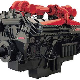 Дизельный двигатель Cummins KTA50 (Великобритания) Обладает мощностью 1290-2000 л.с., долговечностью и надежностью.