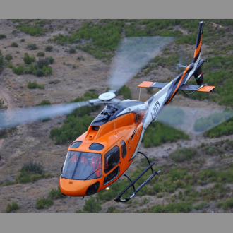 Вертолёт Eurocopter AS355NP AS 355 NP - новейшая модификация успешного семейства двухдвигательных вертолетов Ecureuil. Модель предназначена для выполнения разнообразных транспортных задач в гражданской сфере. На вертолете установлена редкая для данного класса двухдвигательная схема, благодаря чему машина сертифицирована по категории А, то есть может продолжить набор высоты и горизонтальный полет даже при отказе одного двигателя. Стоит отметить, что сертификация по категории А является обязательным требованием для выполнения полетов в странах Европы. Кроме того, силовая установка двигателя оборудована цифровой системой управления (FADEC), что обеспечивает вертолету дополнительную безопасность и оптимизирует расход топлива. AS 355 NP считается самым доступным двухдвигательным вертолетом на мировом рынке.