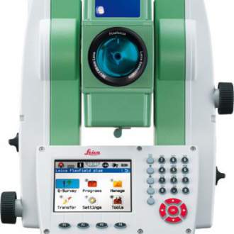 Тахеометр Leica TS09plus R1000 (1&quot;) (Швейцария) Оснащен цветным сенсорным дисплеем, 320x240 пикселей (QVGA).