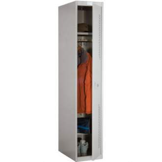 Шкаф для раздевалки металлический (локер) Промет NOBILIS NL-01 Предназначен для хранения сменной одежды в производственных, спортивных и других помещениях.