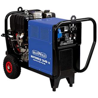 Сварочная электростанция BLUE WELD Motoweld 264 D/CE (Италия) Двигатель: Lombardini 15LD440, макс. мощность: 3 кВт