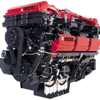 Дизельный двигатель Cummins QSK78 (Великобритания) Обладает мощностью 3500 л.с., долговечностью и надежностью.