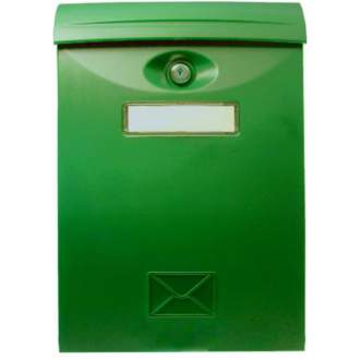 Почтовый ящик SHUHRA LTP-01 GREEN Комплектуется ключевым замком.