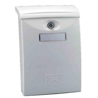 Почтовый ящик SHUHRA LTP-03 WHITE Комплектуется ключевым замком.