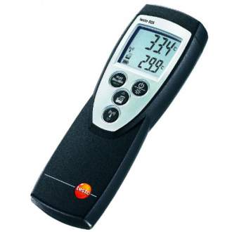 Измеритель температуры (контактный) Testo 925 (Германия) Testo 925 - прибор для быстрого измерения температуры в широком диапазоне. Этот контактный измеритель температуры имеет гибкое применение с помощью зондов температуры, с кабелем или беспроводных