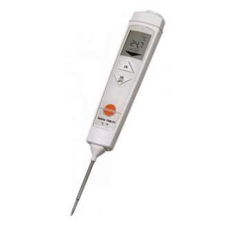 Термометр Testo 106 (Германия) Термометр Testo 106 предназначен для измерения внутренней температуры продукта с тонким и прочным измерительным наконечником