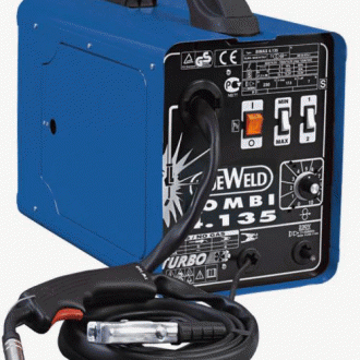 Выпрямитель MIG/MAG BLUE WELD COMBI 4.135 TURBO (Италия) Диаметр проволоки без газа (min/max): 0,8/0,9, максимальная мощность: 3,6 кВт.