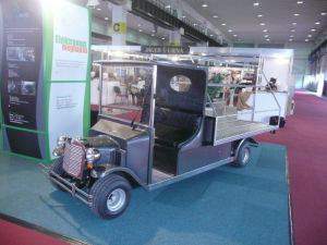 Похоронный электромобиль (ElectroAuto, Венгрия) Электрическое похоронное транспортное средство, без выхлопных газов и шума перед похоронной процессией.