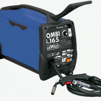 Выпрямитель MIG/MAG BLUE WELD COMBI 4.165 TURBO (Италия) Диаметр проволоки без газа (min/max): 0,8/1,2, максимальная мощность: 3,7 кВт.