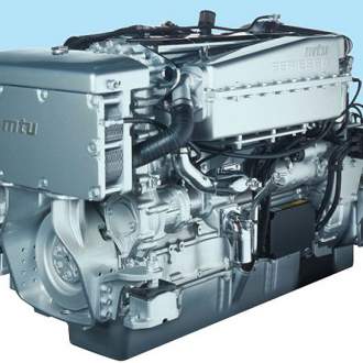 Дизельный судовой двигатель MTU серии S60 354 кВт 2100 об/мин (Германия) Для судов с высокой нагрузкой с годовой наработкой до 5000 часов.