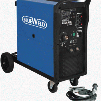 Выпрямитель MIG/MAG BLUE WELD MEGAMIG 270S (Италия) Диаметр проволоки (min/max): 0,6/1,2, максимальная мощность: 5,5 кВт.