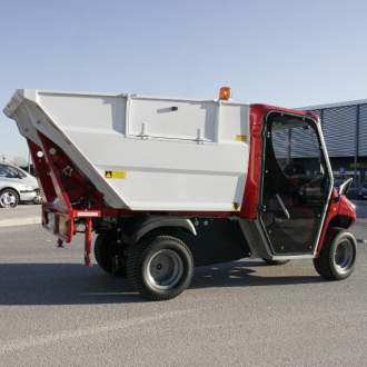 Минигрузовики с электрическим двигателем - Alke ATX200e AR Мини-грузовик, оборудованный кузовом для сбора мусора, разработанный для использования в больших и маленьких городах, спортивных центрах, железнодорожных вокзалах, аэропортах и туристических зонах