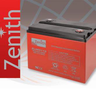 Тяговый аккумулятор ZL060110 Необслуживаемый (герметизированный) тяговый аккумуляторный моноблок. Напряжение 6 В, емкость при 20 ч. разряде 224 Ач.